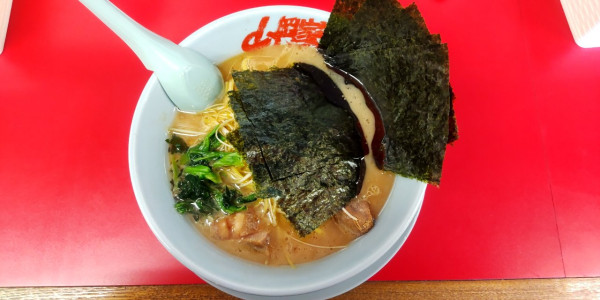 「醤油ネギラーメン　海苔＋」@ラーメン山岡家 江別店の写真