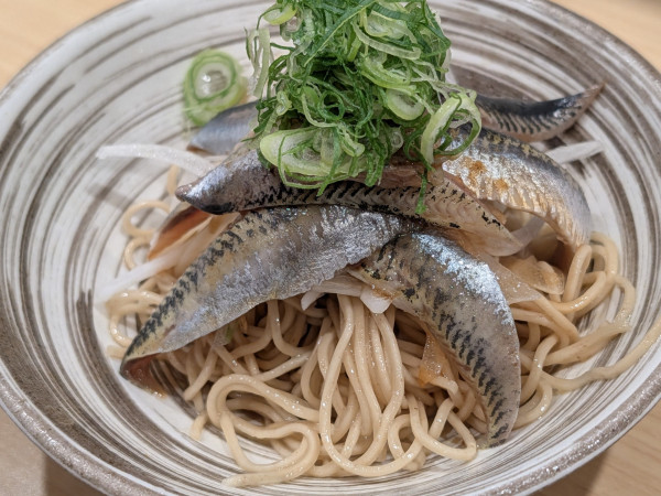 「いわしそば（550円）」@中華そば よしかわ 熊谷店の写真