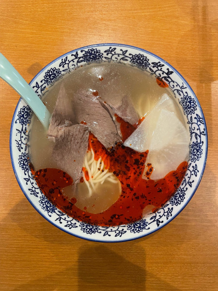 「蘭州ラーメン(968円)」@京穂 蘭州ラーメンの写真