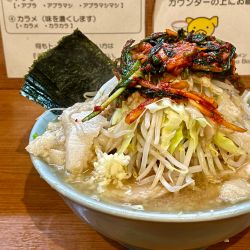 小ラーメン(950円)/にらキムチ(120円)/のり(100円)
