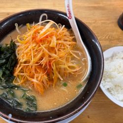 ねぎ味噌ラーメン¥950+無料ライス