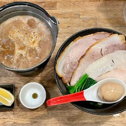 濃厚鶏白湯つけ麺/レモン