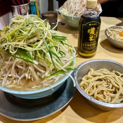 小ラーメン(1000円)/Wネギ(300円)/トドメ玉(300円