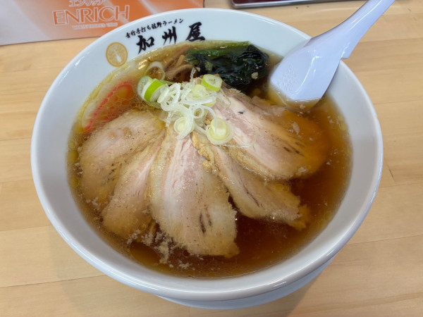 「チャーシュー麺(1200円)」@青竹手打ち佐野ラーメン 加州屋 小山店の写真