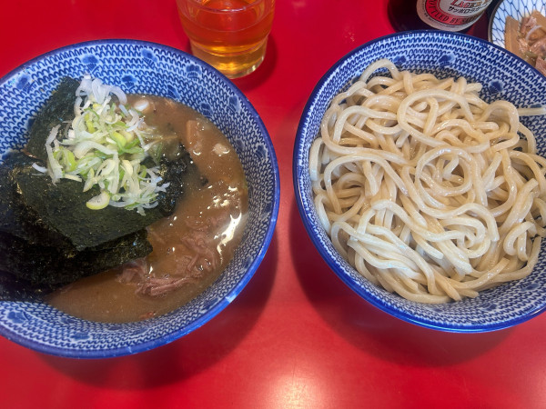 「つけ麺　メンマ　瓶ビール」@自家製中華そば 勢得の写真