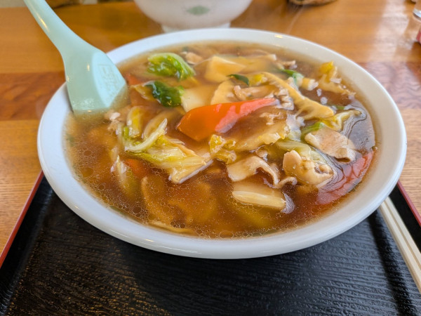 「肉そば　大盛り」@桂食堂の写真