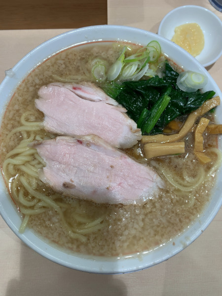 「背脂中華(チャーシュー少なめ)」@ラーメン みなみの写真