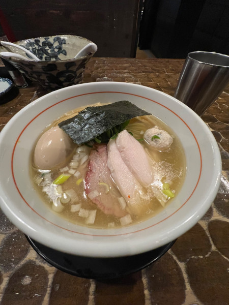 「特級塩そば」@特級鶏蕎麦 龍介の写真