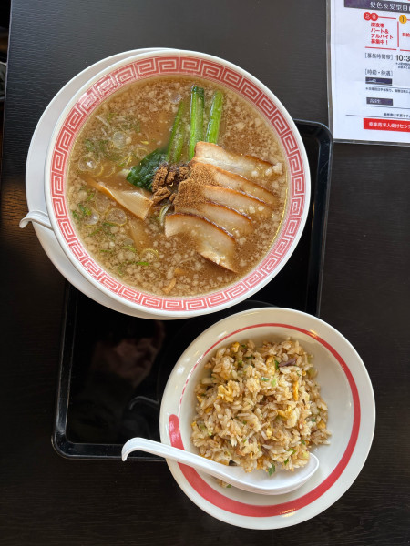 「魚介とんこつらーめん」@幸楽苑 下館店の写真