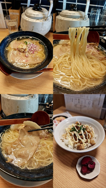 「限定『濁塩(￥1200)』と『炙り肉めし(￥400)』」@麺屋 寿の写真