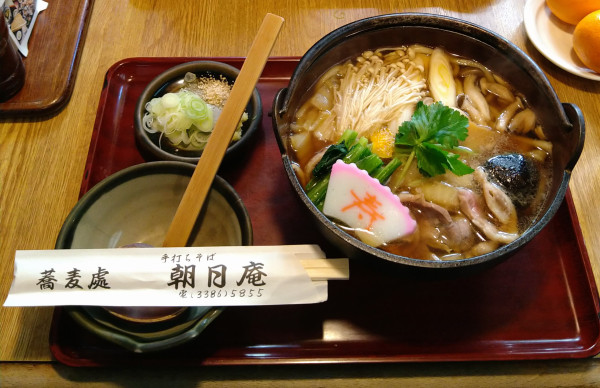 「鴨鍋うどん」@そば処 朝日庵の写真