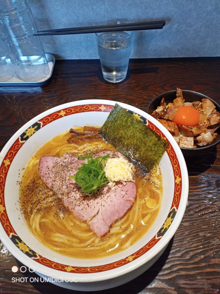 「中華蕎麦 柳+肉めし」@中華蕎麦 柳の写真