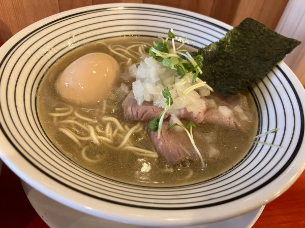 「煮干し塩ソバ」@らーめん コットンポットの写真