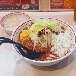 極北極・辛さ10倍+ネギ+刻みタマネギ+クラニン