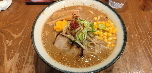 「秩父ゆず味噌らーめん+小豚丼」@麺屋たつみ 喜心 狭山店の写真