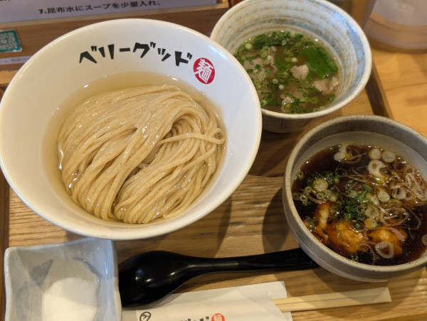 「4周年記念限定極昆布水つけ麺」@ベリーグッド麺の写真