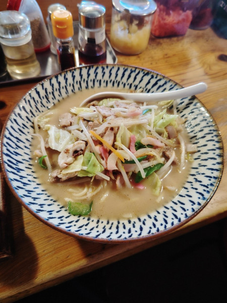 「ちゃんぽん(1,200円)」@元祖長浜 大学ラーメンの写真