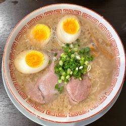 博多こってり+味玉+替玉