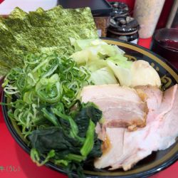 特製ラーメン並(1250円)、ライス(150円)