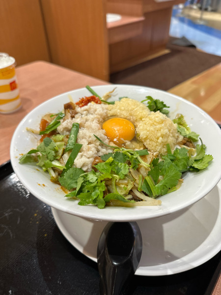 「汁なし混ぜべじらぁ」@肉野菜炒め ベジ郎 アリオ北砂店の写真