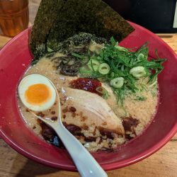 極・赤丸新味＋ネギ＋替玉