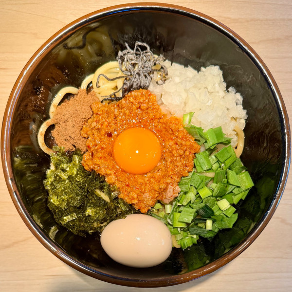 「台湾まぜそば 味玉」@麺屋あびすけ 矢向店の写真