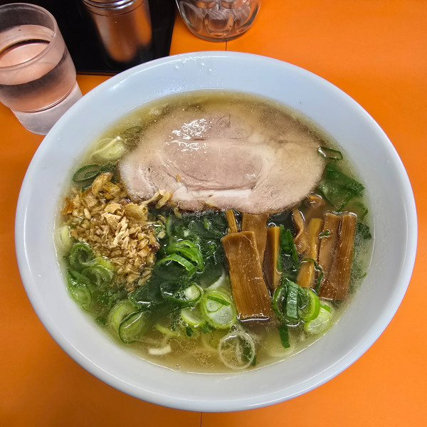 「ネギラーメンしお味」@支那そば あおばの写真