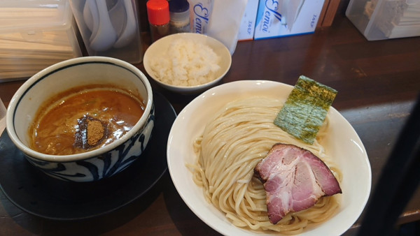 「鳥豚魚介つけめん」@ラーメン ますだやの写真