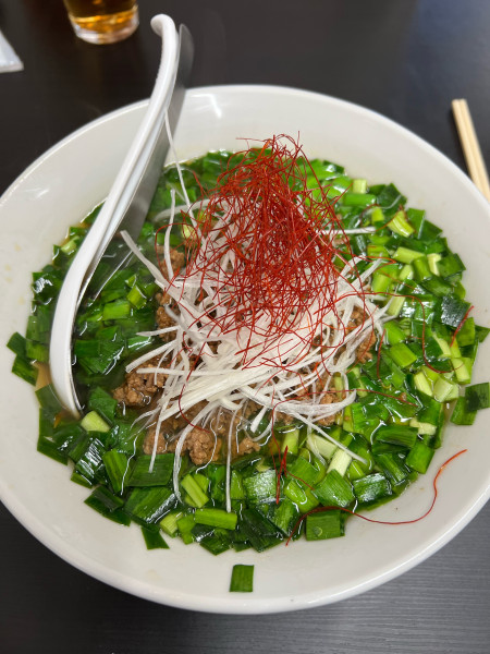 「ニラそば」@支那そば 晴流家の写真