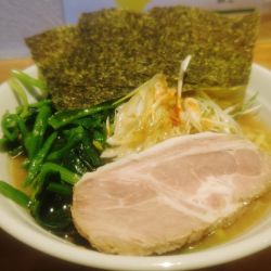 ネギラーメン＆ほうれん草１１５０円