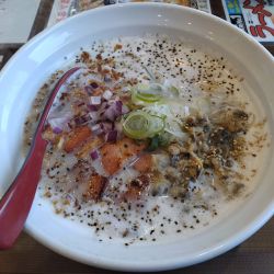 【限定】泡とろクラムチァウダー貝出汁白湯らぁ麺¥1200-