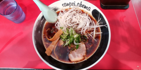 「正油らーめん　白髪ネギ＋」@あべまの写真