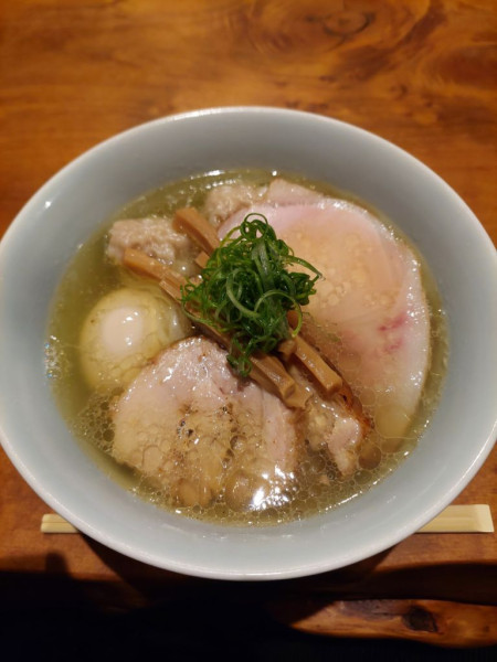 「特製地鶏中華そば塩」@中華そば しば田の写真