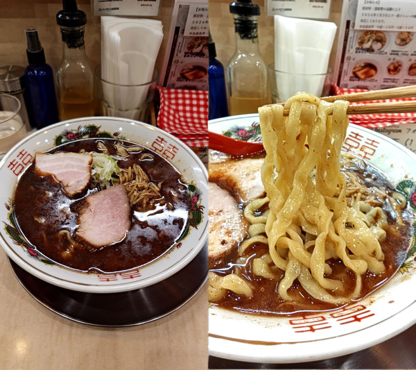 「『焦がし中華そば(￥1050)』」@食堂 七彩の写真