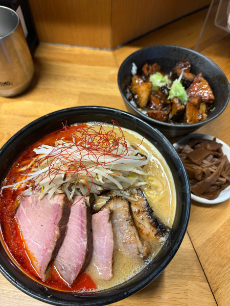 「チャーシュー辛味噌ラーメン」@味噌っ子 ふっくの写真