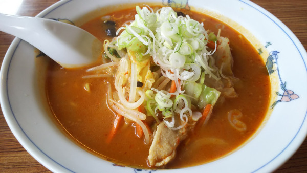 「辛口味噌野菜ラーメン」@テンホウ 南宮店の写真