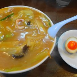 みそチャンポン（1,000円）＋ミックスぎょうざ＋煮たまご