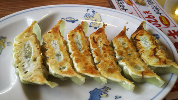 「野沢菜ぎょうざ」@テンホウ 南宮店の写真