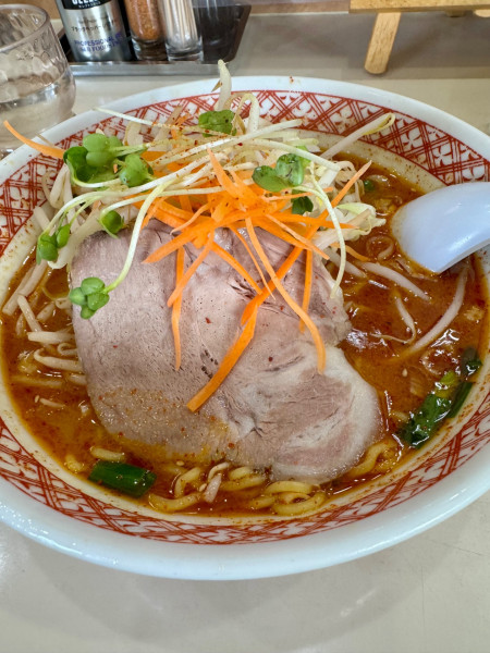 「辛味噌M」@ラ-メンめん丸 竜王店の写真