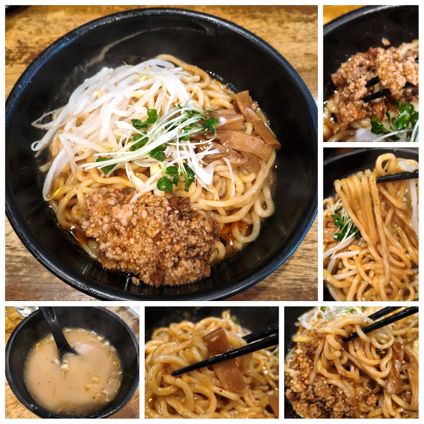 「担々油そば＋スープ＝¥880」@麺屋 天王 二号店の写真