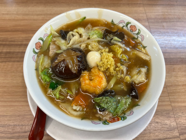 「五目あんかけラーメン（期間限定）」@餃子の王将 徳島駅前店の写真