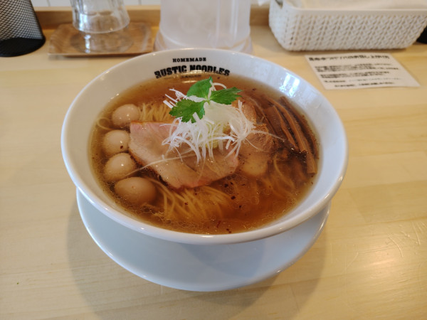 「汐ソバ¥900」@RUSTIC NOODLESの写真