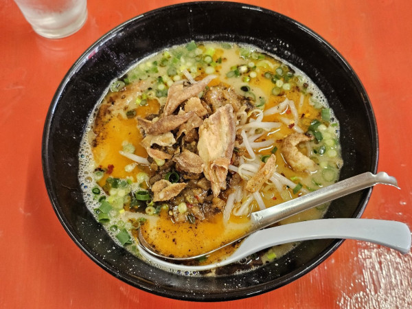 「ごぼうタンタン麺　850円」@みそラーメン くろいし鉄満堂の写真