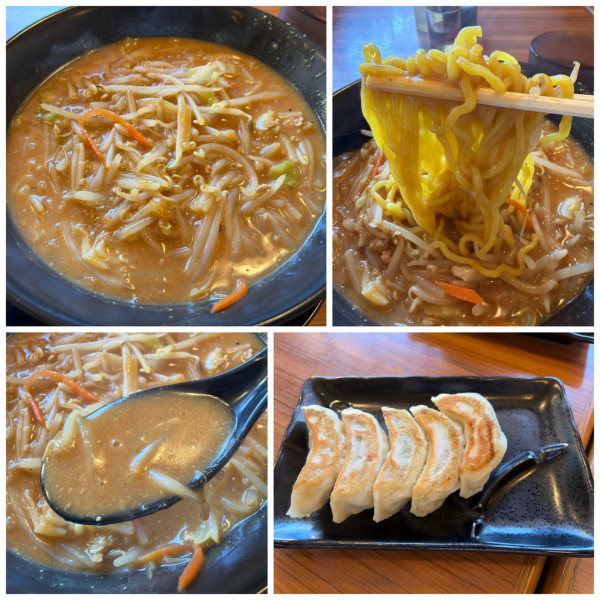 「味噌あんかけ 1150円 LINEクーポン餃子」@味噌っち 岩岡屋の写真