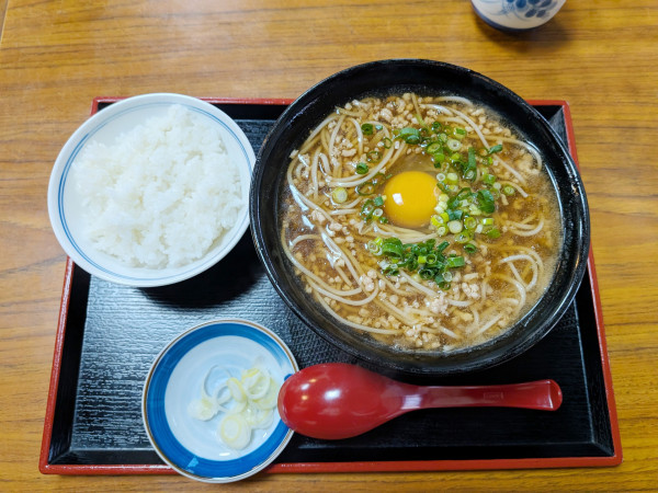 「親子時雨そば」@たまる屋の写真
