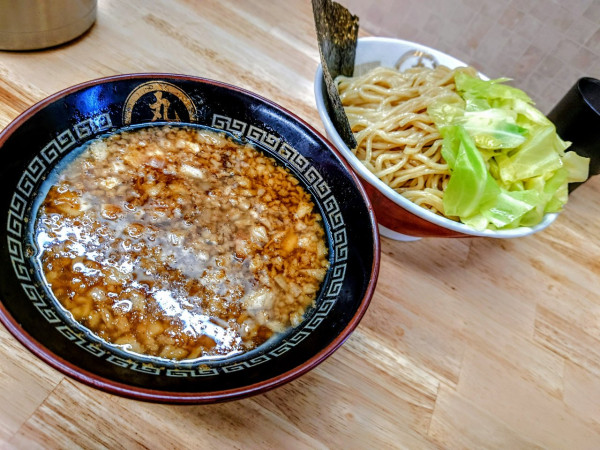「背脂煮干しつけ麺」@中華蕎麦 丸め 東久留米店の写真