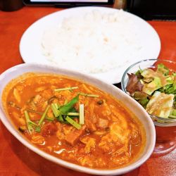 【ランチセット】ベーコンと木の子のふんわり卵カリー