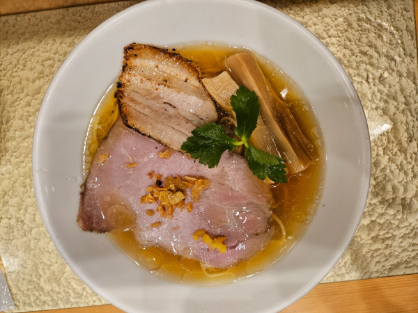 「黄金貝らーめん」@なにわ麺次郎の写真