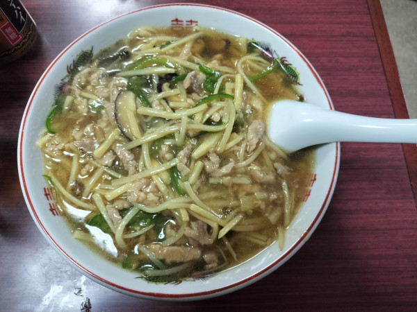 「肉そば」@まんぷく亭の写真