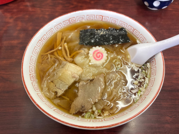 「ワンタンメン（大盛）」@相生軒の写真